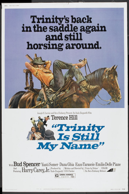Trinity Is Still My Name 02 Poster Canvas Movie Film Print A0 A1 A2 A3 A4 A5 A6