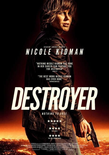 Destroyer (2018)_6 Movie Film Poster Canvas iconic design