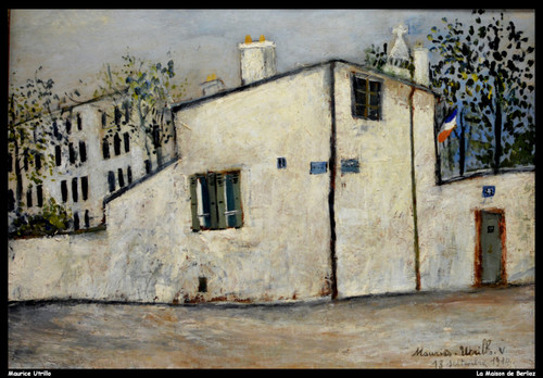 maurice-utrillo---la-maison-de-berlioz-jpb_14247514370_o(1) Poster Canvas Movie