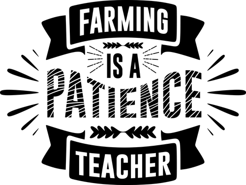Farming is a Patience Teacher Personalized Poster Canvas Print A0 A1 A2 A3 A4 A5