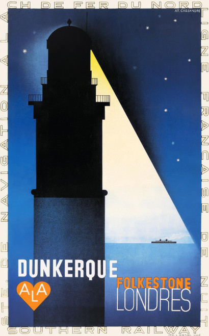 51382059558_CASSANDRE. Chemins de Fer du Nord, Dunkerque, Folkestone Londres.-ar