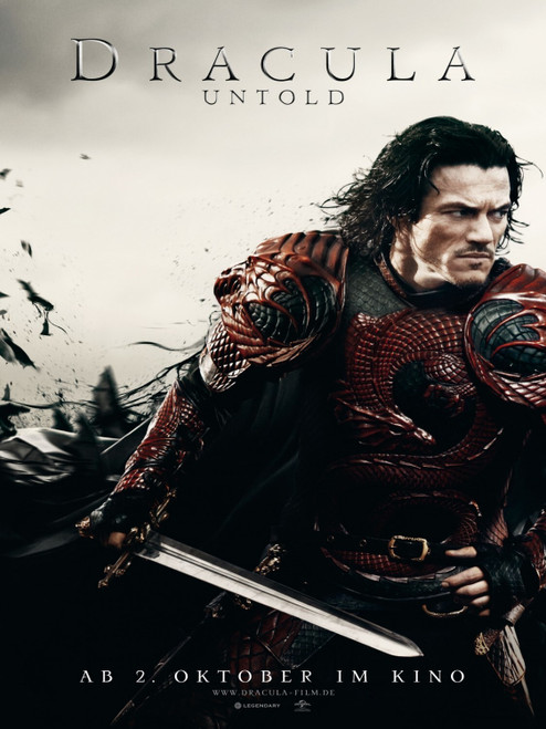 Dracula Untold (2014)_3 Movie Film Poster Canvas iconic design