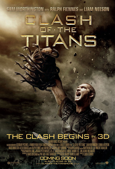 Clash of the Titans (2010)_4 Movie Film Poster Canvas iconic design