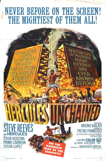 Hercules Unchained 03 Poster Canvas Movie Film Print A0 A1 A2 A3 A4 A5 A6 Art Wa