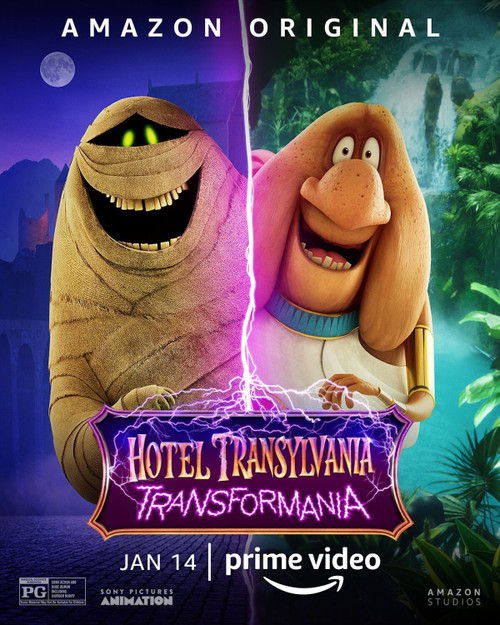 Hotel Transylvania Transformania 9 Poster Canvas Movie Film Print A0 A1 A2 A3 A4