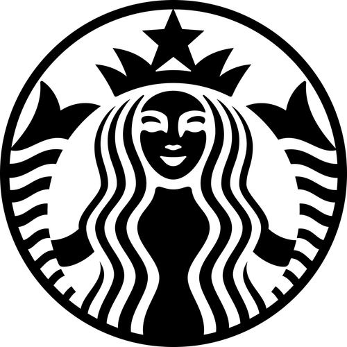 Starbucks logo 14 (10) Funny Poster Canvas Art Print A0 A1 A2 A3 A4 A5 A6 Art Wa