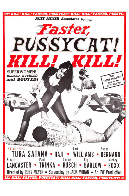 Faster_pussycat_kill_kill_poster_(1) Poster Canvas Movie Film Print A0 A1 A2 A3