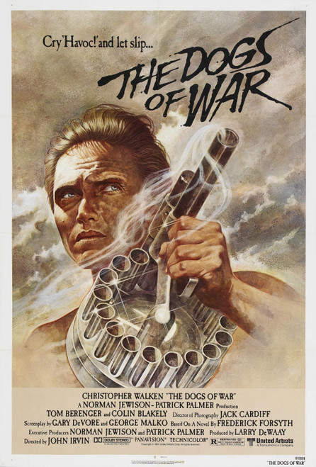 The Dogs of War (1981)_2 Poster Canvas Movie Film Print A0 A1 A2 A3 A4 A5 A6 Art
