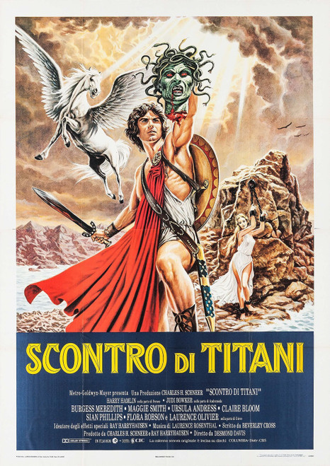 Clash of the Titans (1981)_4 Movie Film Poster Canvas iconic design