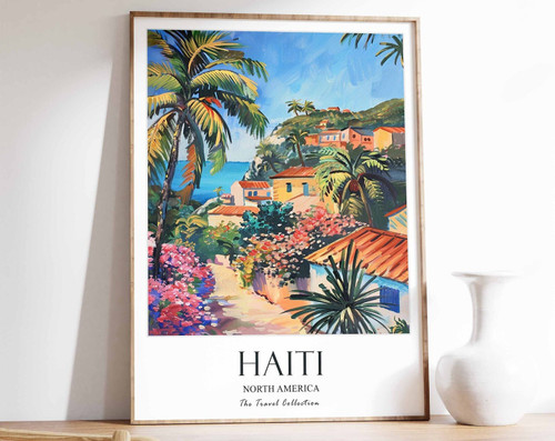 4_Haiti Print, Haiti Travel Poster, North America Travel Poster, Caribbean Print