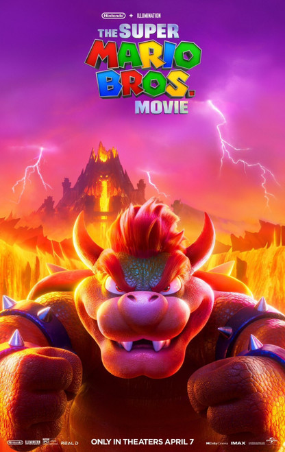 The Super Mario Bros. Movie (2023)_6 Poster Canvas Movie Film Print A0 A1 A2 A3
