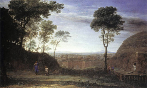 Landscape_with_Noli_Me_Tangere_Scene_WGA Poster Canvas Movie Film Print A0 A1 A2