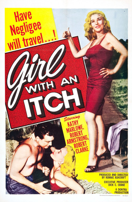 Girl With An Itch 01 Poster Canvas Movie Film Print A0 A1 A2 A3 A4 A5 A6 Art Wal
