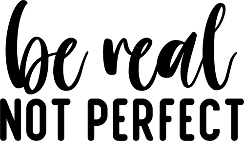 Be Real Not Perfect Poster Canvas Movie Film Print A0 A1 A2 A3 A4 A5 A6 Art Wall
