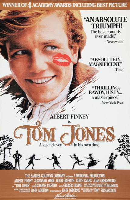 Tom Jones (1963)_1 Poster Canvas Movie Film Print A0 A1 A2 A3 A4 A5 A6 Art Wall