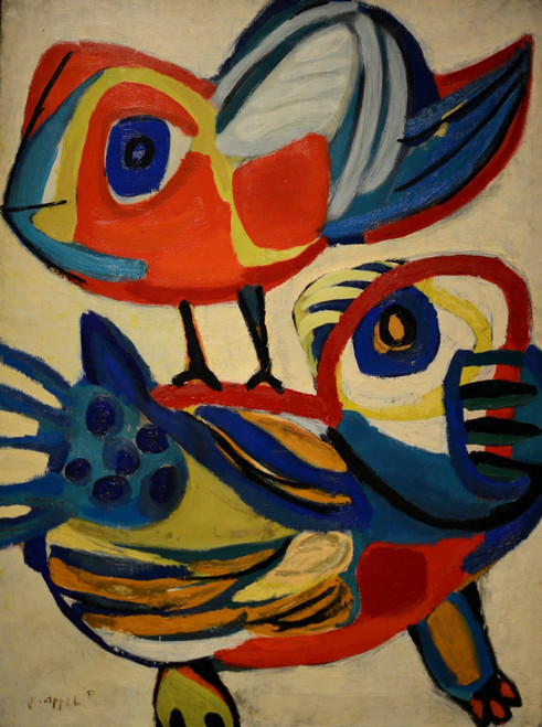 karel-appel---the-encounter--jpb_26272187324_o(1) Poster Canvas Movie Film Print