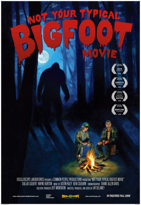 Not Your Typical Bigfoot Movie (2008)_0 Poster Canvas Movie Film Print A0 A1 A2