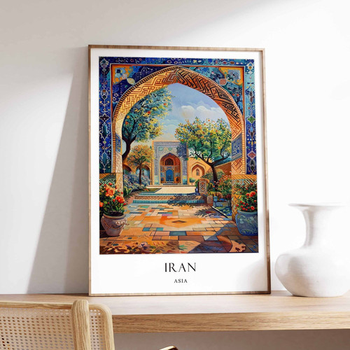 7_Iran Poster, Islamic Decor, Islamic Art, Middle Eastern Art, Iran Gift, Iran T