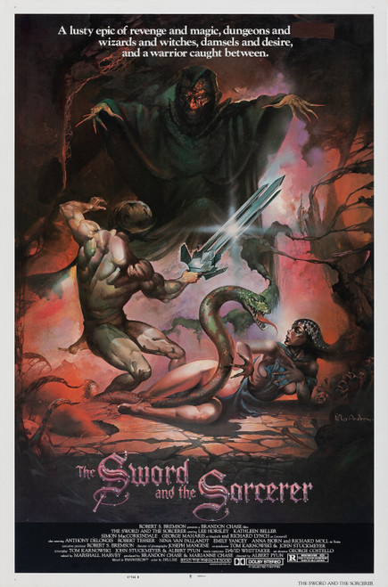 The Sword and the Sorcerer (1982)_2 Poster Canvas Movie Film Print A0 A1 A2 A3 A