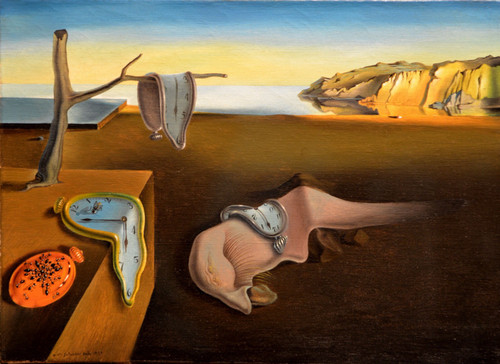 Salvador Dali - Persistence of memory Poster Canvas Movie Film Print A0 A1 A2 A3
