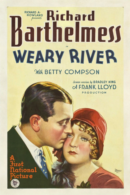 Weary River (1929)_0 Poster Canvas Movie Film Print A0 A1 A2 A3 A4 A5 A6 Art Wal