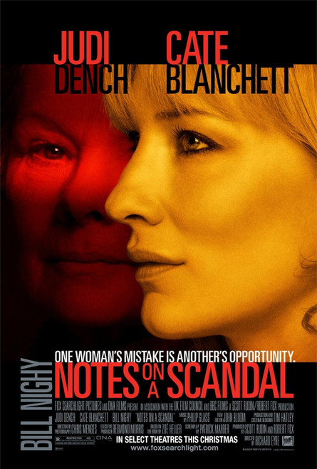Notes on a Scandal (2006)_1 Poster Canvas Movie Film Print A0 A1 A2 A3 A4 A5 A6