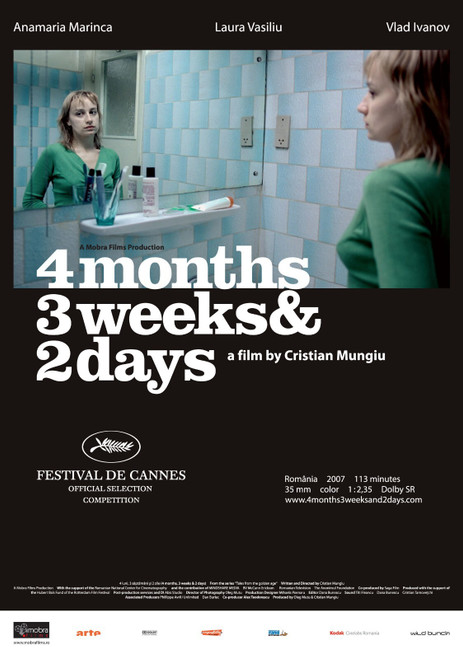 4 Months, 3 Weeks and 2 Days (2007)_1 Movie Film Poster Canvas iconic design