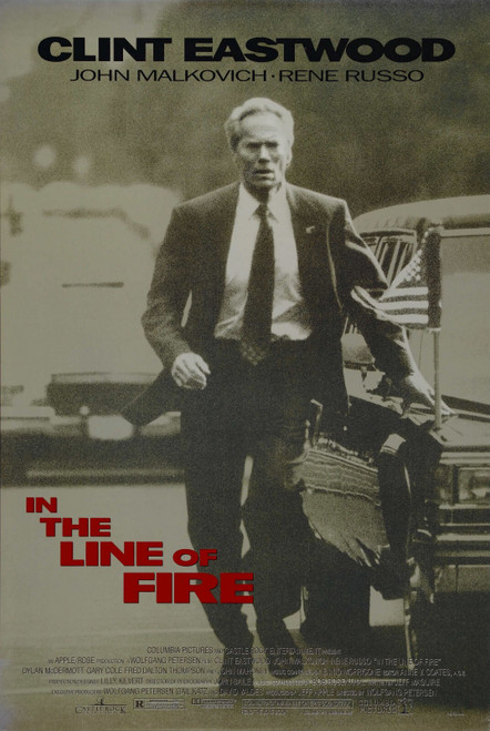 In the Line of Fire (1993)_1 Poster Canvas Movie Film Print A0 A1 A2 A3 A4 A5 A6