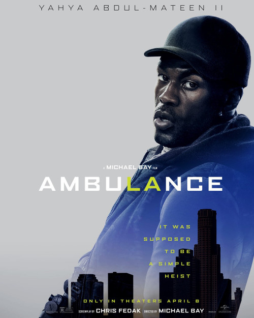 Ambulance (2022)_5 Movie Film Poster Canvas iconic design