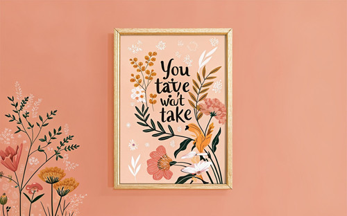 You Have What It Takes Positive Quote Text Art Print - Unframed A6 A5 A4 A3 A2 A