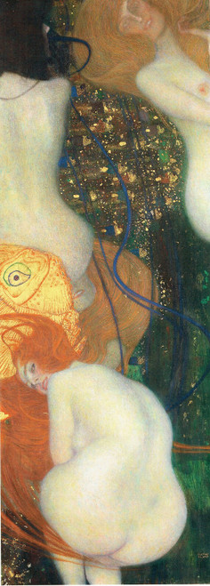 Gustav Klimt - Goldfish 1901 Poster Canvas Movie Film Print A0 A1 A2 A3 A4 A5 A6