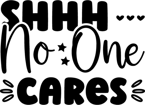 Shhh No One Cares Poster Personalized Canvas Movie Film Print A0 A1 A2 A3 A4 A5