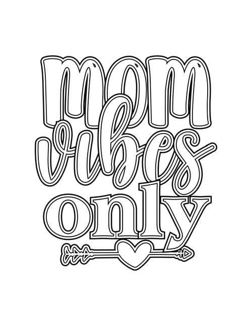 Funny Mom Quotes Coloring Book-01 (2) Poster Canvas Movie Film Print A0 A1 A2 A3