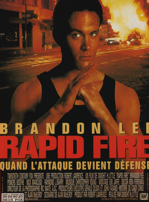Rapid Fire 03 Poster Canvas Movie Film Print A0 A1 A2 A3 A4 A5 A6 Art Wall Decor