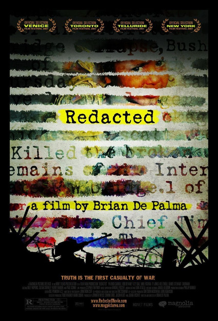 Redacted (2007)_1 Poster Canvas Movie Film Print A0 A1 A2 A3 A4 A5 A6 Art Wall D