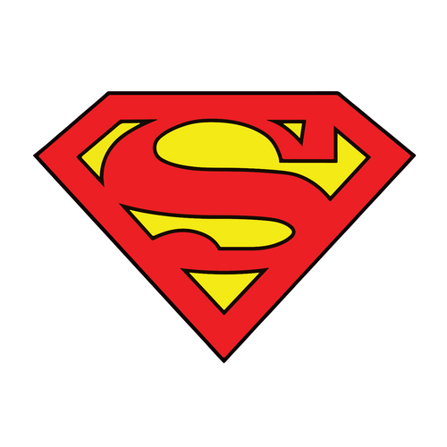 Superman Logo1-02 Poster Canvas Movie Film Print A0 A1 A2 A3 A4 A5 A6 Art Wall D