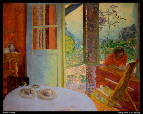 pierre-bonnard--dining-room-in-the-country--jpb_14766298887_o(1) Poster Canvas M