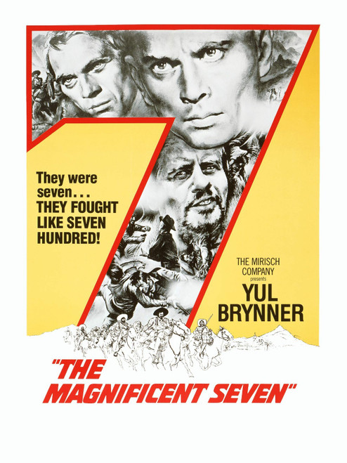 magnificent seven 21 Poster Canvas Print Art Painting Decor Reprint wall A0 A1 A