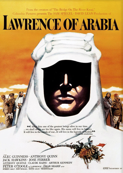 Lawrence of Arabia 24 Poster Canvas Movie Film Print A0 A1 A2 A3 A4 A5 A6 Art Wa