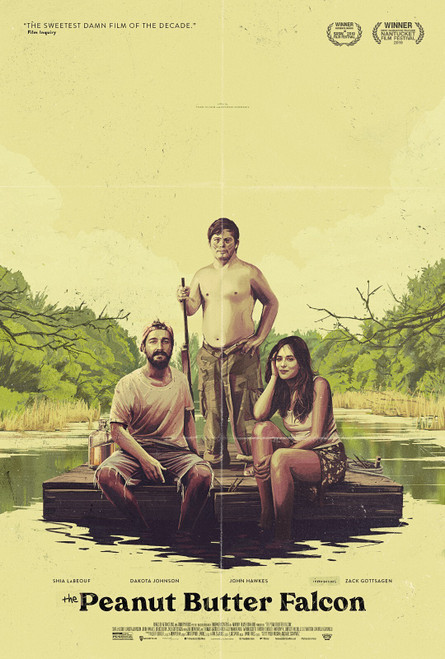 The Peanut Butter Falcon (2019)_2 Poster Canvas Movie Film Print A0 A1 A2 A3 A4