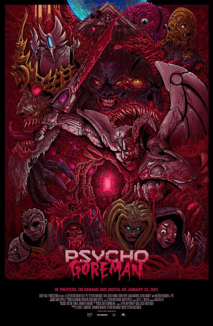 Psycho Goreman (2021)_1 Poster Canvas Movie Film Print A0 A1 A2 A3 A4 A5 A6 Art