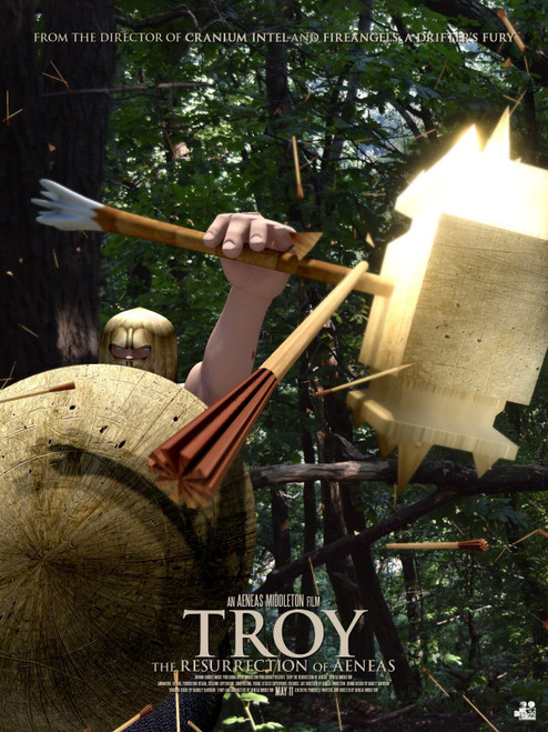 Troy_ The Resurrection of Aeneas (2018)_3 Poster Canvas Movie Film Print A0 A1 A