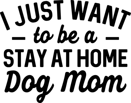 0011 StayHomeDogMom Funny Poster Design Canvas Motivation Print A0 A1 A2 A3 A4 A