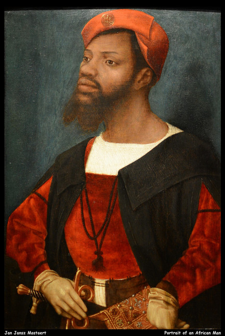 jan-jansz-mostaert---portrait-of-an-african-man--jpb_26285719674_o(1) Poster Can