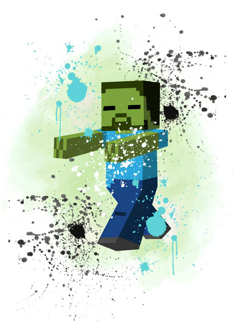 Minecraft Set Of 4 C Poster Canvas Movie Film Print A0 A1 A2 A3 A4 A5 A6 Art Wal