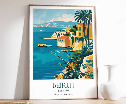 11_Beirut Print, Beirut Travel Poster, Middle East Travel Print, Islamic Decor,