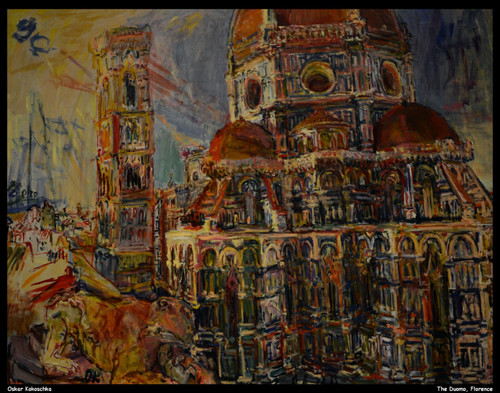 oskar-kokoschka---the-duomo-florence--jpb_16449842096_o(1) Poster Canvas Movie F
