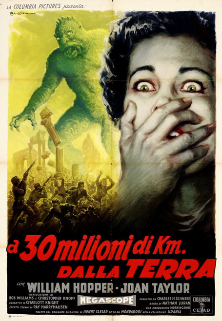 20 Million Miles To Earth 06 Poster Canvas Movie Film Print A0 A1 A2 A3 A4 A5 A6