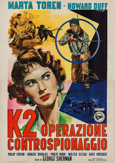 Spy Hunt (1950)_2 Poster Canvas Movie Film Print A0 A1 A2 A3 A4 A5 A6 Art Wall D