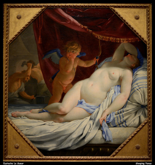 eustache-le-sueur---sleeping-venus--jpb_24545289166_o(1) Poster Canvas Movie Fil